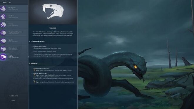 Northgard - Sváfnir, Clan of the Snake Torrent Download
