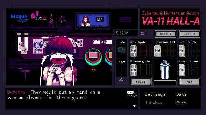 VA-11 Hall-A: Cyberpunk Bartender Action Torrent Download