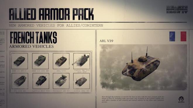 Hearts of Iron IV Allied Armor Torrent Download