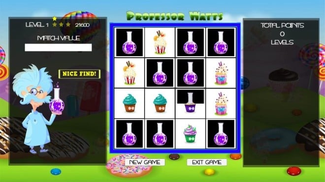 Professor Watts Memory Match: Yummy Cupcakes PC Crack
