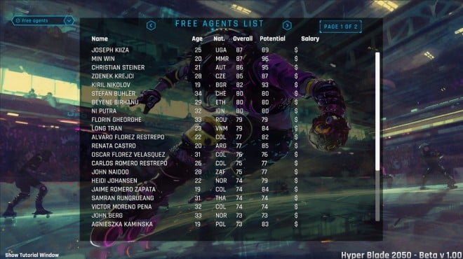 HyperBlade 2050 - Dystopian Sports Manager Torrent Download HyperBlade 2050 - Dystopian Sports Manager Torrent Download