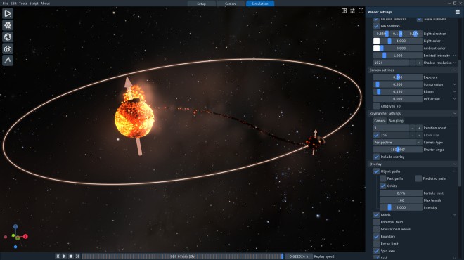 SpaceSim - Astrophysical Simulation Software PC Crack SpaceSim - Astrophysical Simulation Software PC Crack
