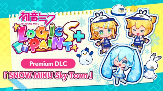 Hatsune Miku Logic Paint S Plus SNOW MIKU Sky Town Free Download