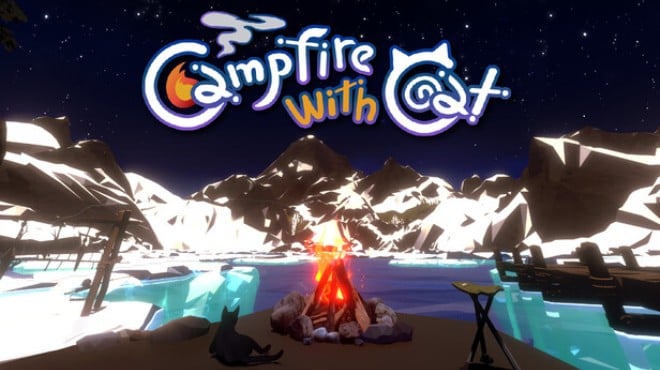 Campfire with Cat Free Download Campfire with Cat Free Download