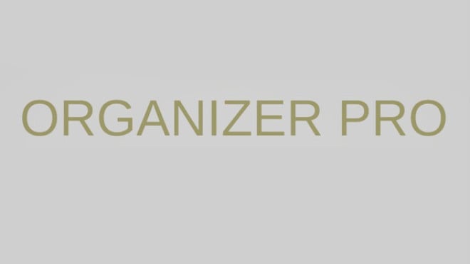 Organizer Pro Free Download