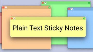Featured Plain Text Sticky Notes Free Download