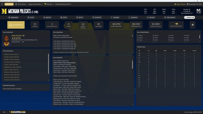 Draft Day Sports: College Football 2026 PC Crack