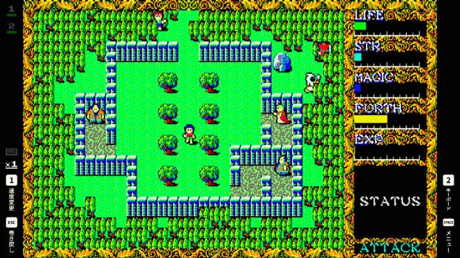 EGGCONSOLE HYDLIDE II PC-8801 PC Crack