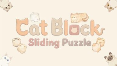 Featured Cat Block Sliding Puzzle Free Download