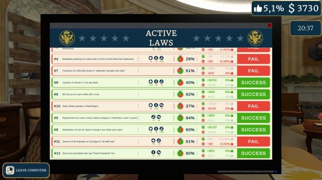 President Simulator PC Crack