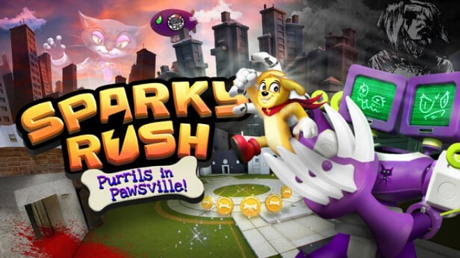 Sparky Rush: Purrils in Pawsville! Free Download